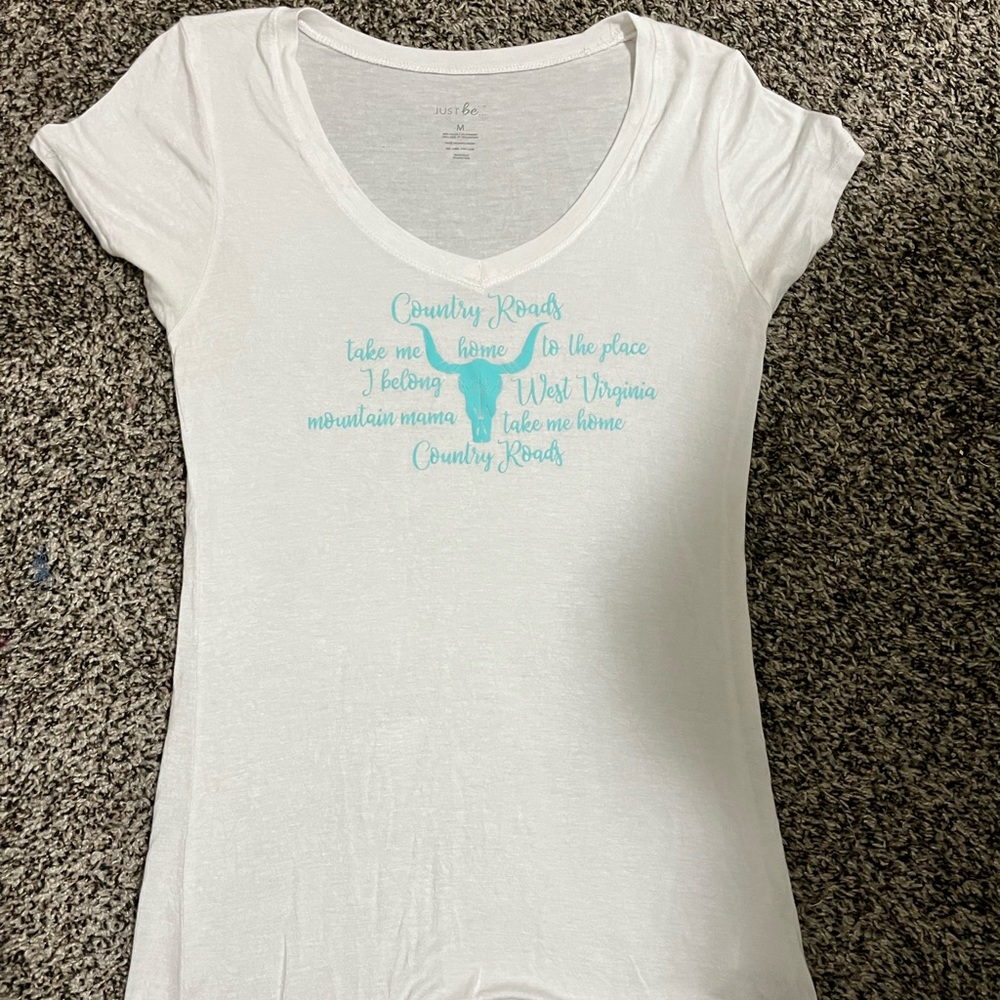 White t-shirt country road lyrics